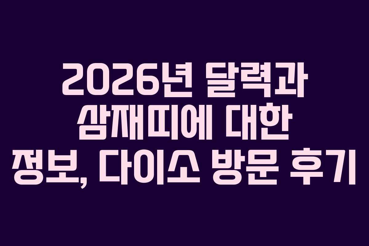 2026년 달력과 삼재띠에 대한 정보, 다이소 방문 후기 2026년 달력과 삼재띠에 대한 정보, 다이소 방문 후기