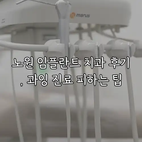 노원 임플란트 치과 후기, 과잉 진료 피하는 팁
