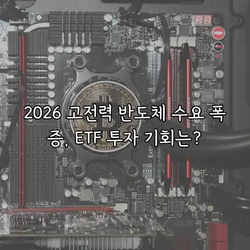 2026 고전력 반도체 수요 폭증, ETF 투자 기회는?