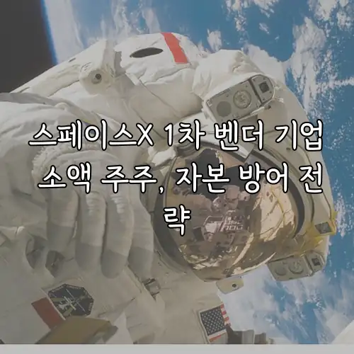스페이스X 1차 벤더 기업 소액 주주, 자본 방어 전략